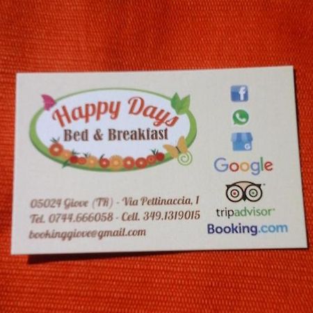 Happy Days B&B Giove Exterior foto